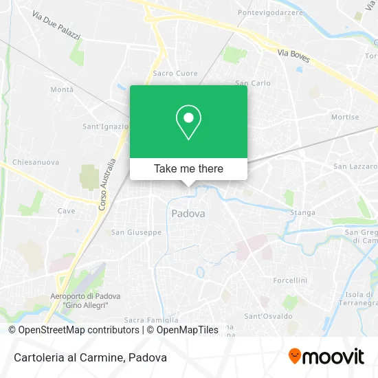 Cartoleria al Carmine map