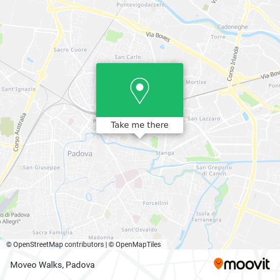 Moveo Walks map