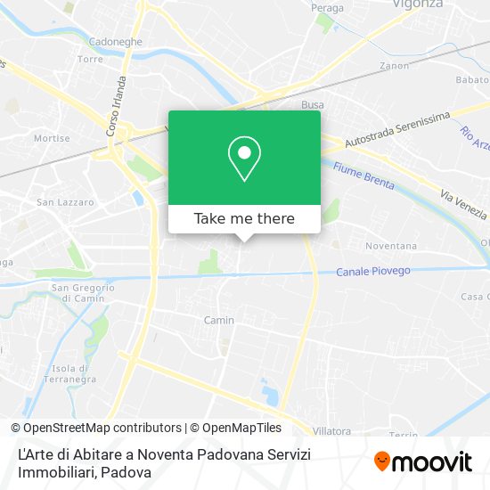 L'Arte di Abitare a Noventa Padovana Servizi Immobiliari map