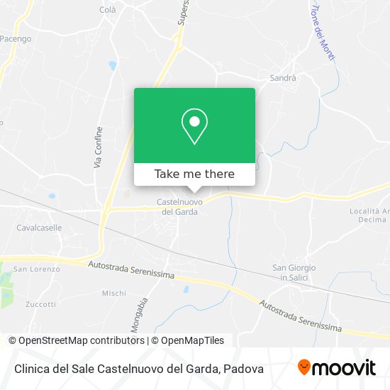 Clinica del Sale Castelnuovo del Garda map