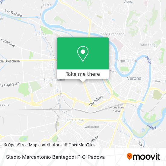 Stadio Marcantonio Bentegodi-P-C map
