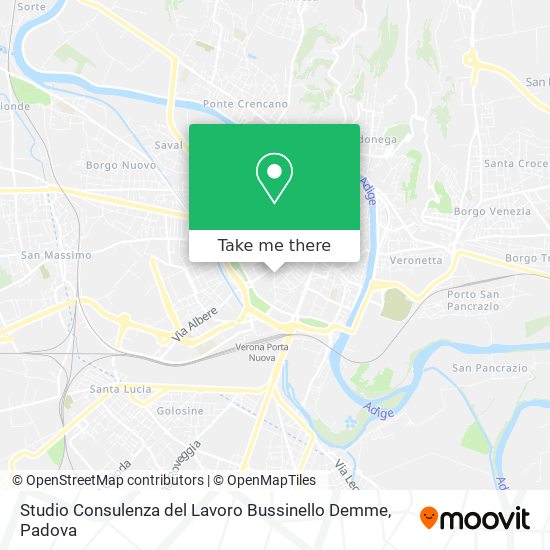 Studio Consulenza del Lavoro Bussinello Demme map