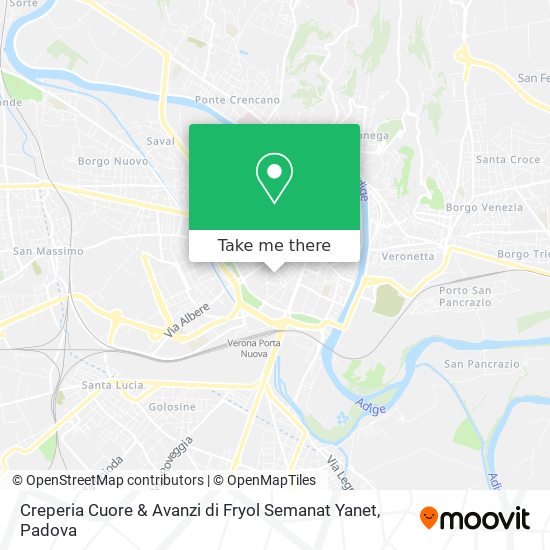 Creperia Cuore & Avanzi di Fryol Semanat Yanet map