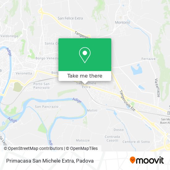 Primacasa San Michele Extra map
