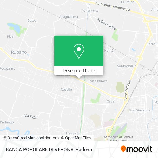 BANCA POPOLARE DI VERONA map