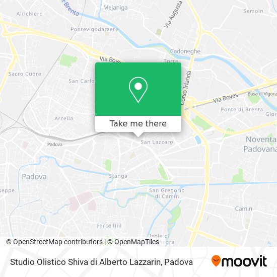 Studio Olistico Shiva di Alberto Lazzarin map