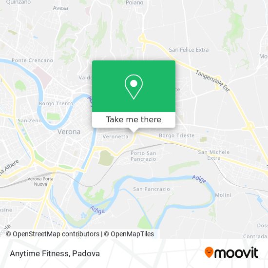 Anytime Fitness map