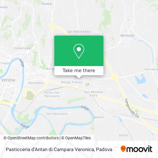 Pasticceria d'Antan di Campara Veronica map