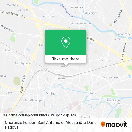 Onoranze Funebri Sant'Antonio di Alessandro Dario map