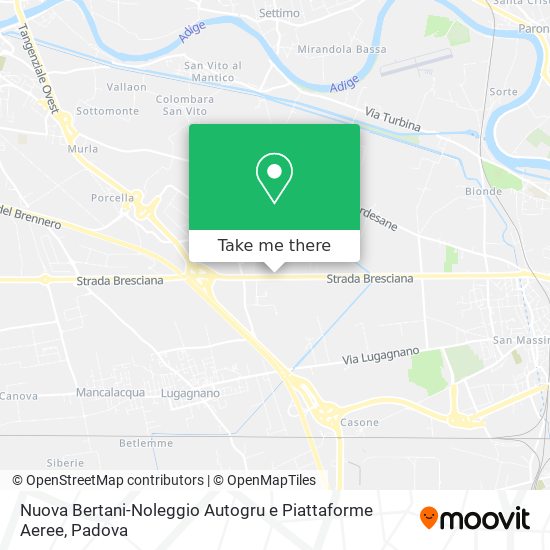 Nuova Bertani-Noleggio Autogru e Piattaforme Aeree map