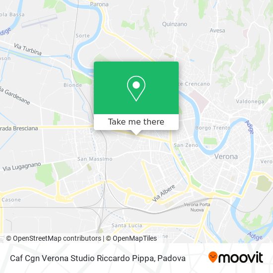Caf Cgn Verona Studio Riccardo Pippa map