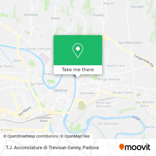 T.J. Acconciature di Trevisan Genny map