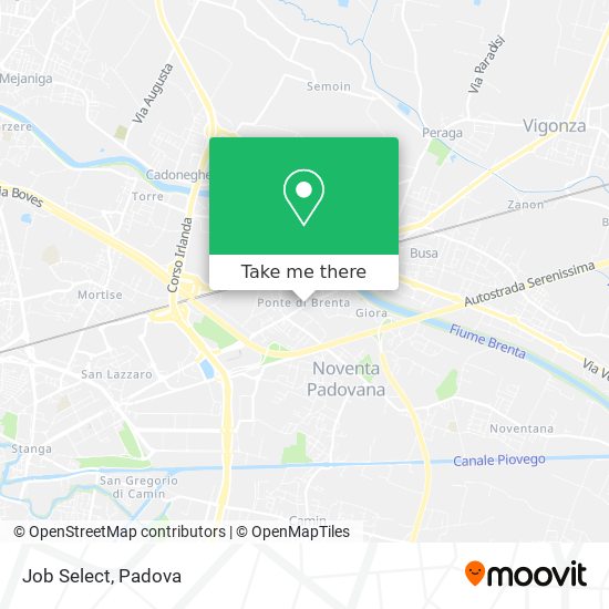 Job Select map
