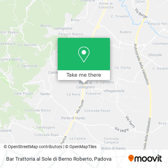 Bar Trattoria al Sole di Berno Roberto map