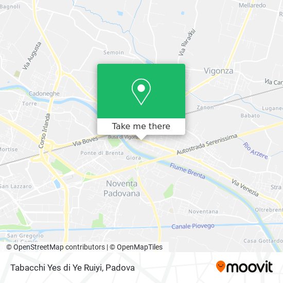 Tabacchi Yes di Ye Ruiyi map