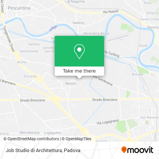 Job Studio di Architettura map