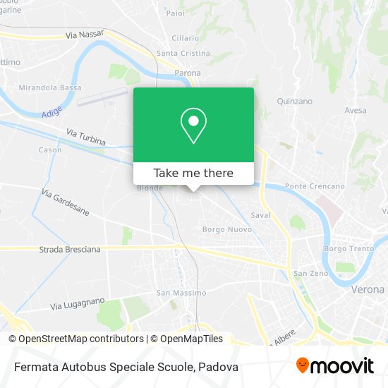 Fermata Autobus Speciale Scuole map