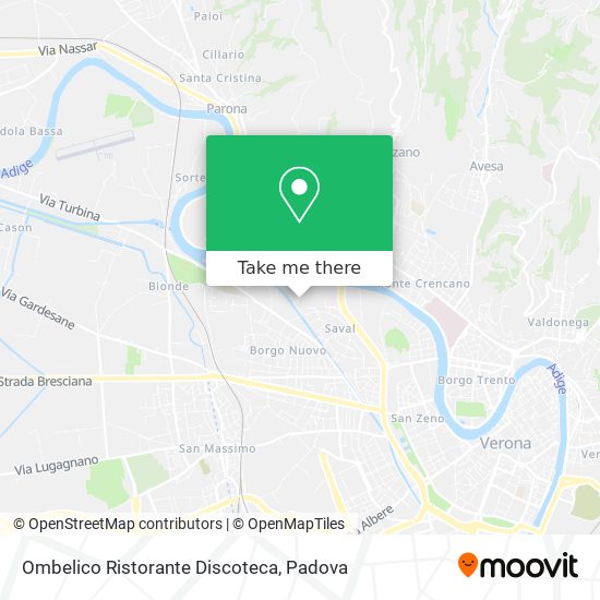 Ombelico Ristorante Discoteca map