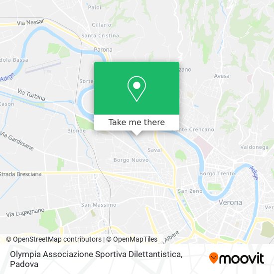 Olympia Associazione Sportiva Dilettantistica map