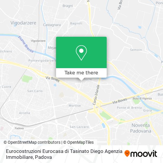 Eurocostruzioni Eurocasa di Tasinato Diego Agenzia Immobiliare map