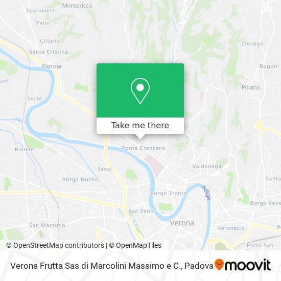 Verona Frutta Sas di Marcolini Massimo e C. map