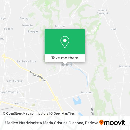 Medico Nutrizionista Maria Cristina Giacona map