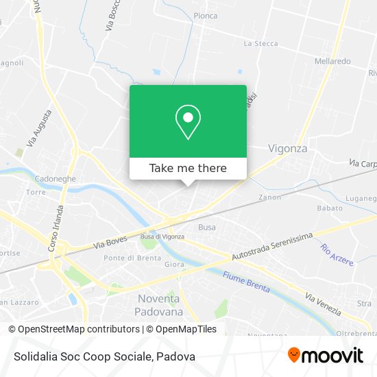 Solidalia Soc Coop Sociale map