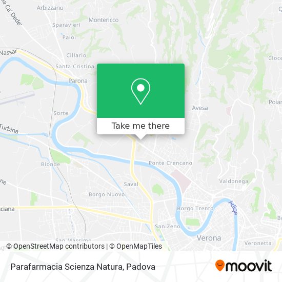 Parafarmacia Scienza Natura map