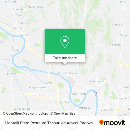 Montelli Piero Restauro Tessuti ed Arazzi map