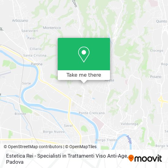 Estetica Rei - Specialisti in Trattamenti Viso Anti-Age map