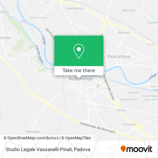 Studio Legale Vassanelli-Pinali map