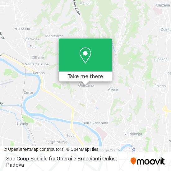 Soc Coop Sociale fra Operai e Braccianti Onlus map