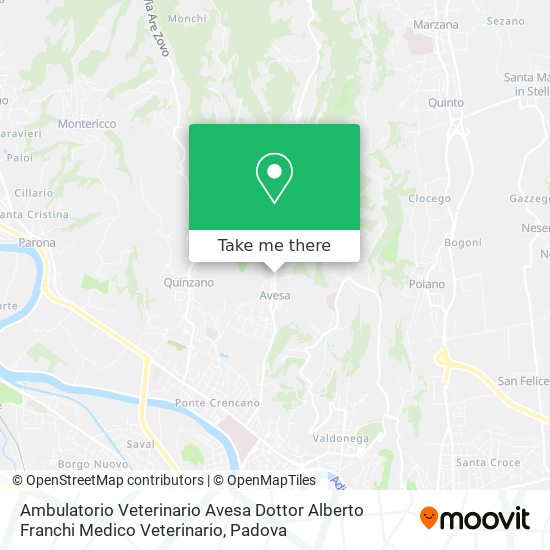 Ambulatorio Veterinario Avesa Dottor Alberto Franchi Medico Veterinario map