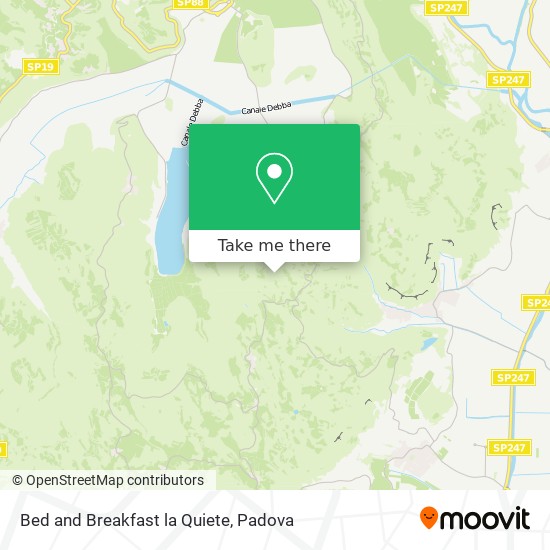 Bed and Breakfast la Quiete map