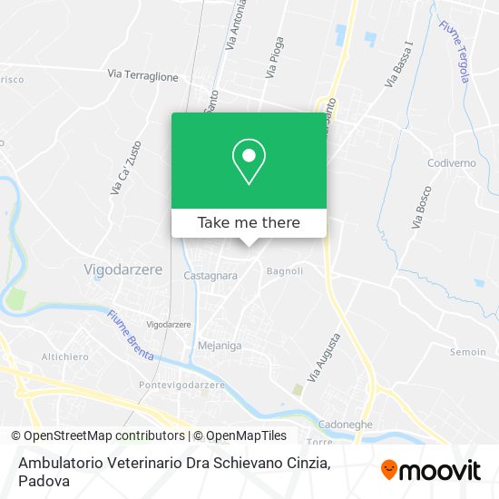 Ambulatorio Veterinario Dra Schievano Cinzia map