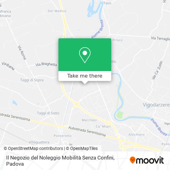 Il Negozio del Noleggio Mobilità Senza Confini map
