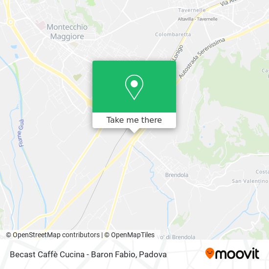 Becast Caffè Cucina - Baron Fabio map
