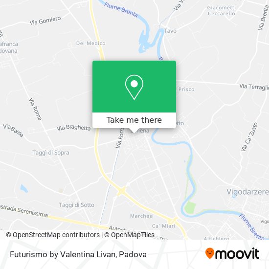 Futurismo by Valentina Livan map