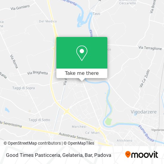 Good Times Pasticceria, Gelateria, Bar map