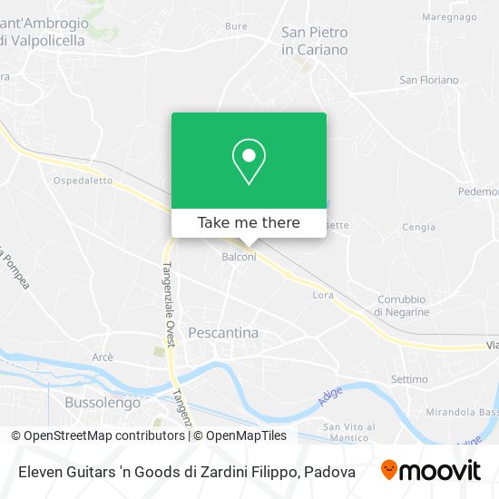 Eleven Guitars 'n Goods di Zardini Filippo map