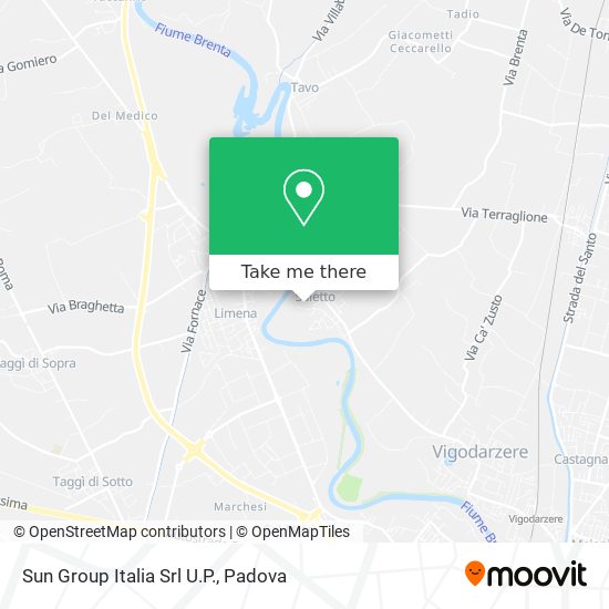 Sun Group Italia Srl U.P. map