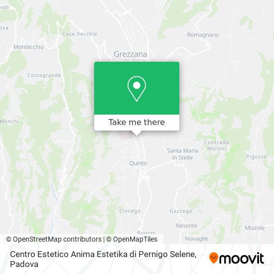 Centro Estetico Anima Estetika di Pernigo Selene map