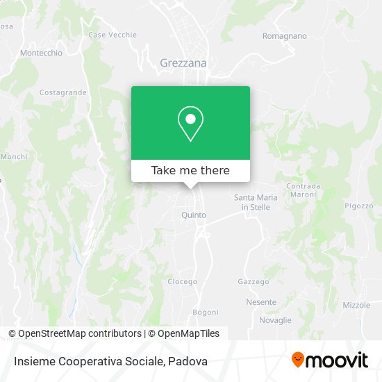 Insieme Cooperativa Sociale map