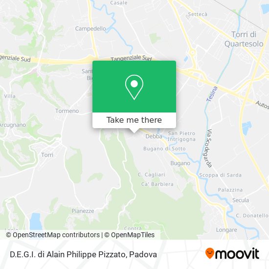 D.E.G.I. di Alain Philippe Pizzato map