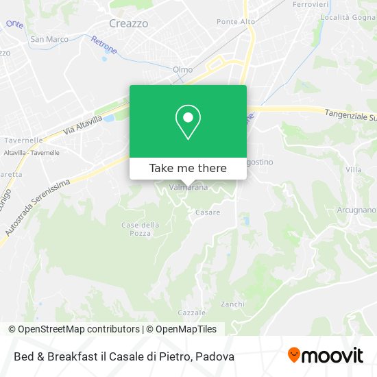 Bed & Breakfast il Casale di Pietro map