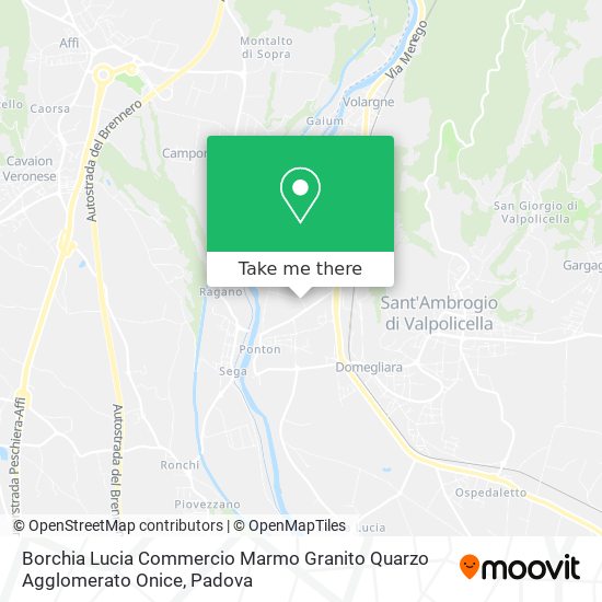 Borchia Lucia Commercio Marmo Granito Quarzo Agglomerato Onice map