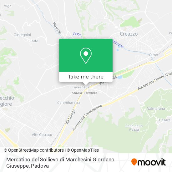 Mercatino del Sollievo di Marchesini Giordano Giuseppe map