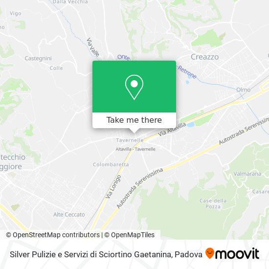 Silver Pulizie e Servizi di Sciortino Gaetanina map
