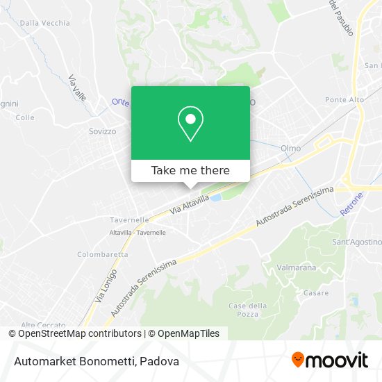 Automarket Bonometti map