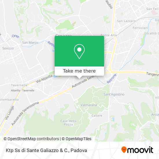 Ktp Ss di Sante Galiazzo & C. map
